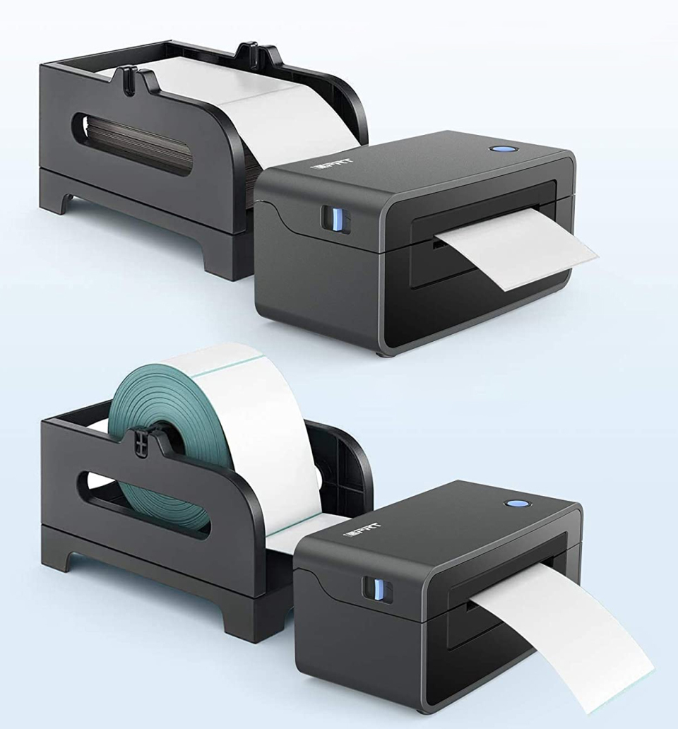 iDPRT SP410 Thermal Label Printer feed bins 